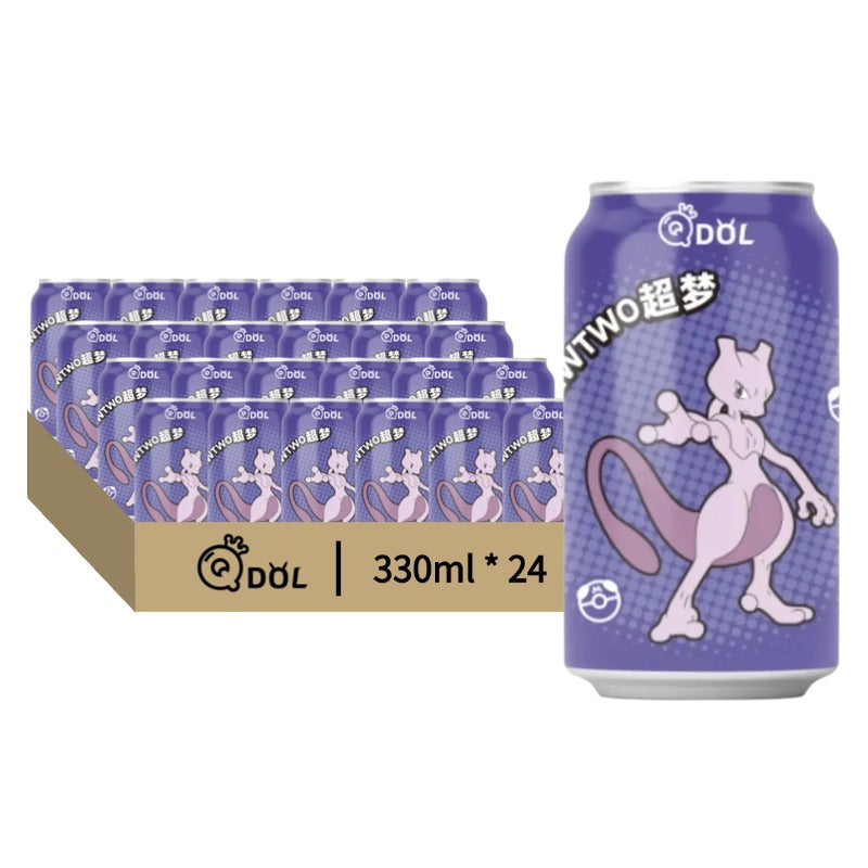 QDOL Boisson pétillante sans alcool saveur cocktail Pokémon Ginger Lemon Fizz 330 ml x 24