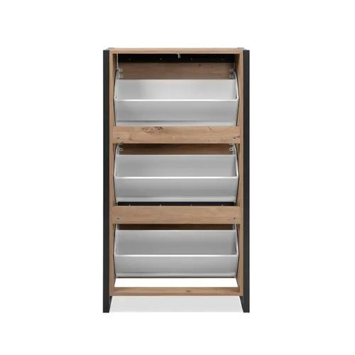 Denver 49A Meuble à Chaussures – L. 70 x P. 25 x H. 125 cm