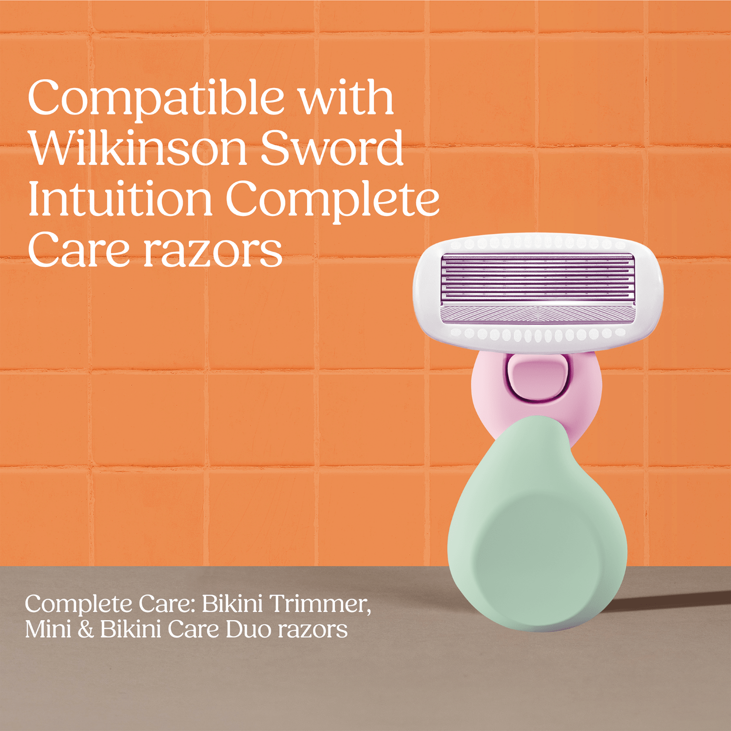 WILKINSON SWORD Intuition Complete Care - Mini Voyage Rasoir avec Étui - 1 Recharge