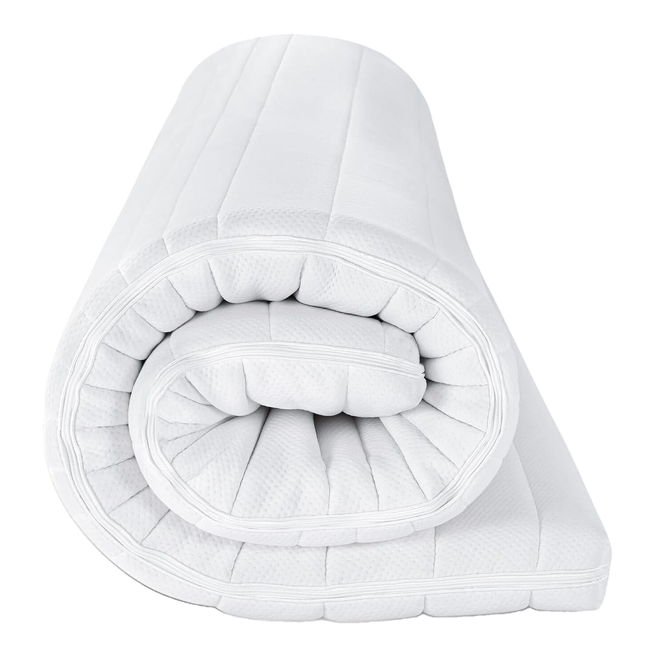 EGO HOME Surmatelas 180 x 200 cm - Surmatelas en mousse à mémoire de 8 cm H2, doux, surmatelas de confort premium avec housse amovible et lavable, respirant
