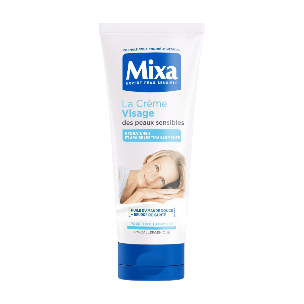 Mixa 48H Crème Hydratante Apaisante Visage Peaux Sensibles 100 ml