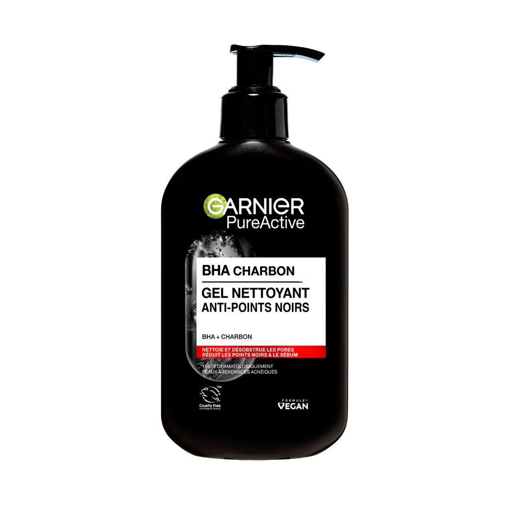 Garnier SkinActive PureActive Charbon Gel Nettoyant Anti-Imperfections 250 ml