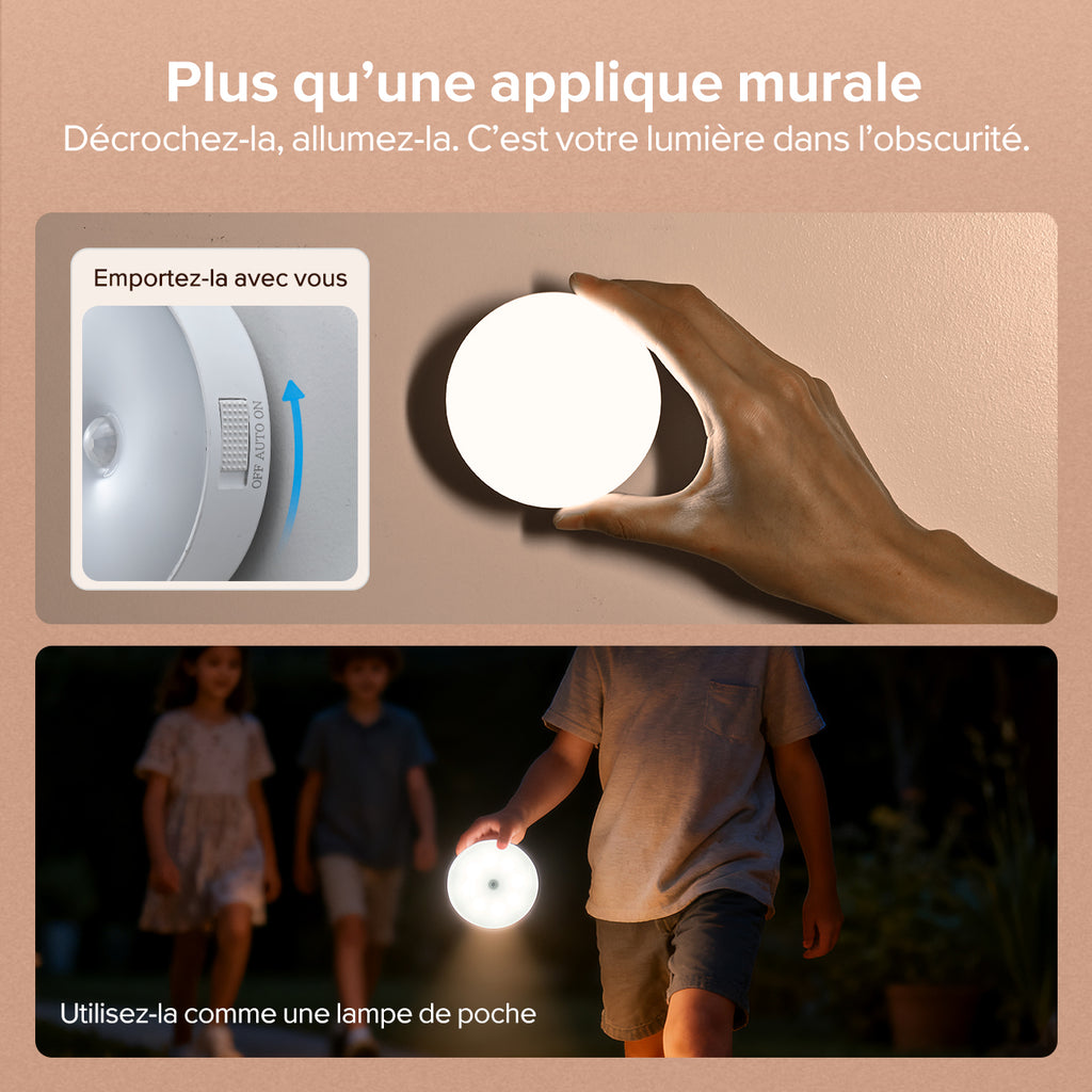 VIVREAL Veilleuses NL-03 en ABS et PC, lot de 3, offre annuelle, meilleurs choix cadeaux