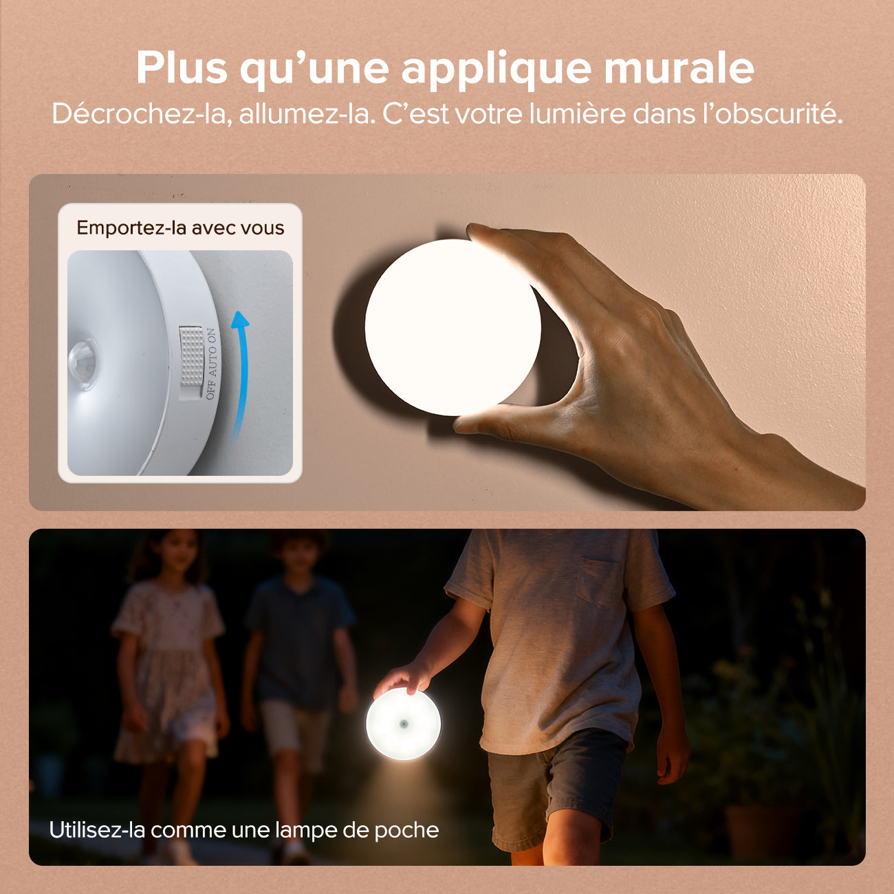 VIVREAL Veilleuses NL-03 en ABS et PC, lot de 3, offre annuelle, meilleurs choix cadeaux