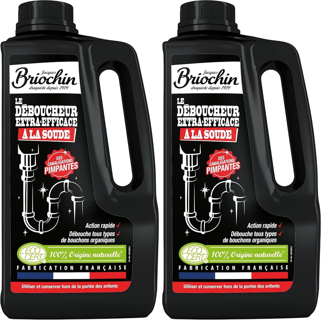 Jacques Briochin Déboucheur Extra-Efficace pour Canalisations 900 ml
