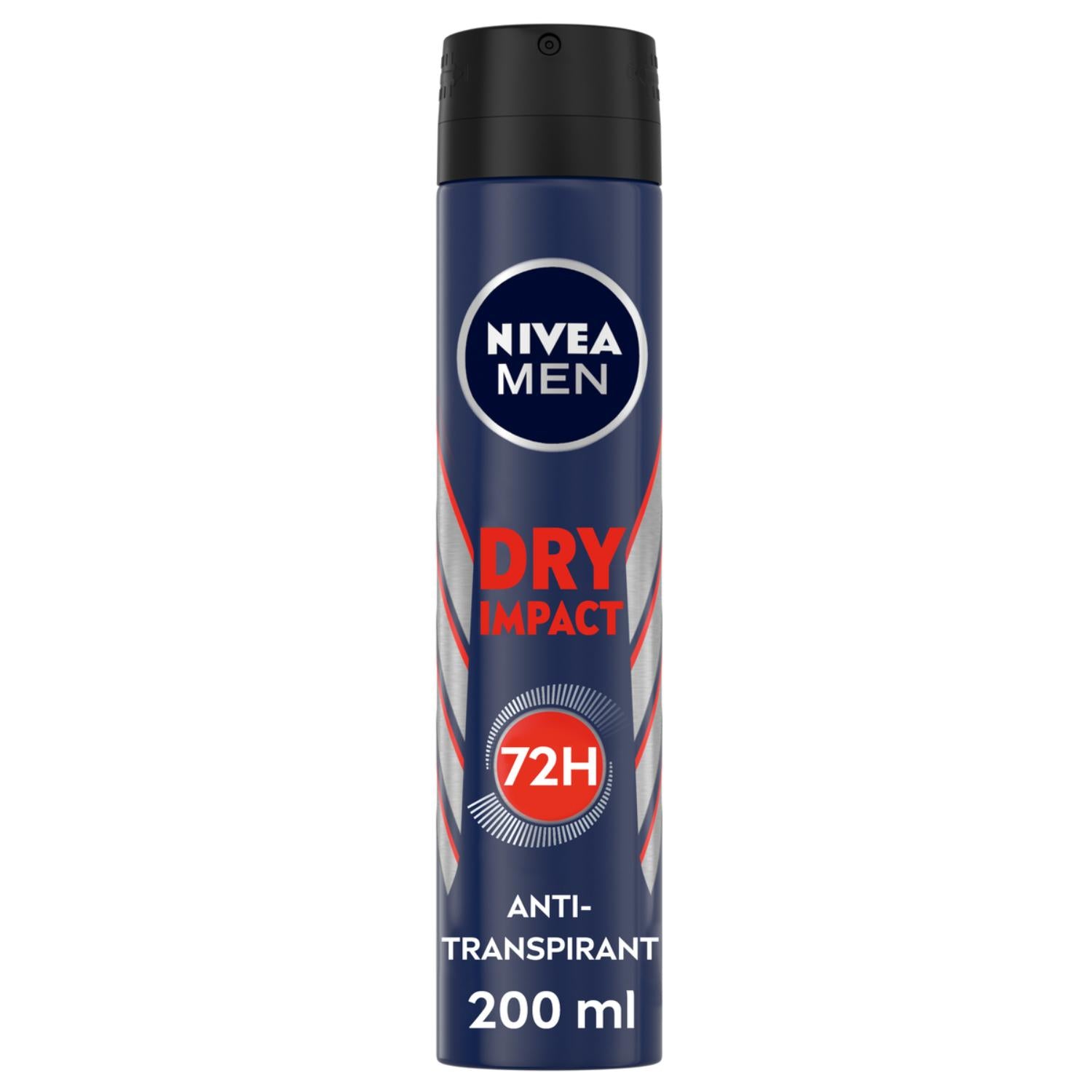 NIVEA MEN Déodorant Aisselles Dry Impact Protection 72h Spray 200 ml
