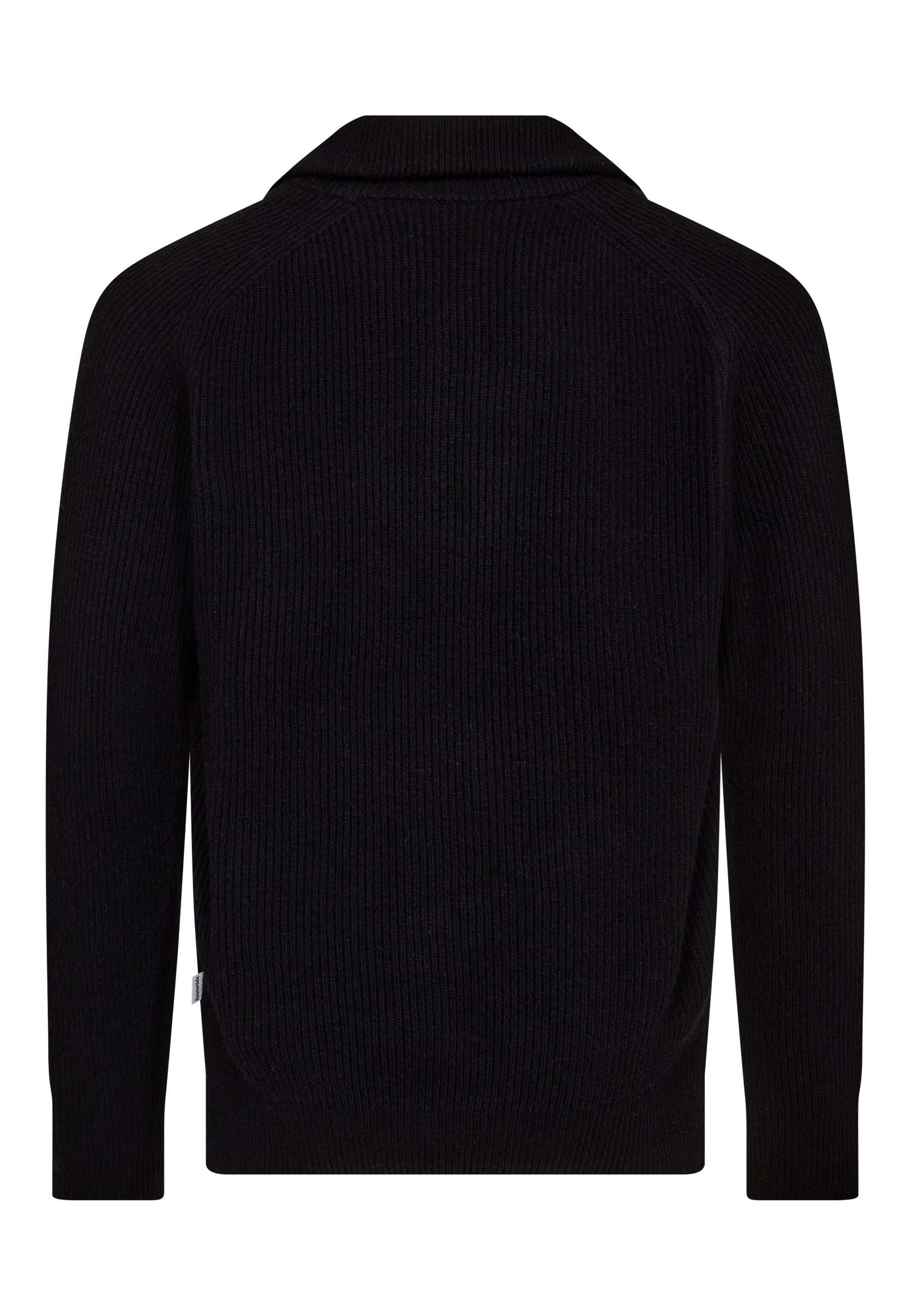 Resteröds Liam Pull-over à zip en maille - Noir - L