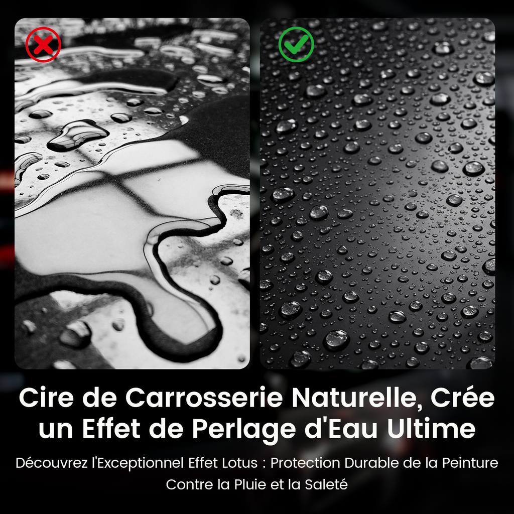Cire d'entretien automobile multifonction haut de gamme, cire de carnauba naturelle 200 ml, revêtement de carrosserie, protection longue durée de la peinture, éclat miroir