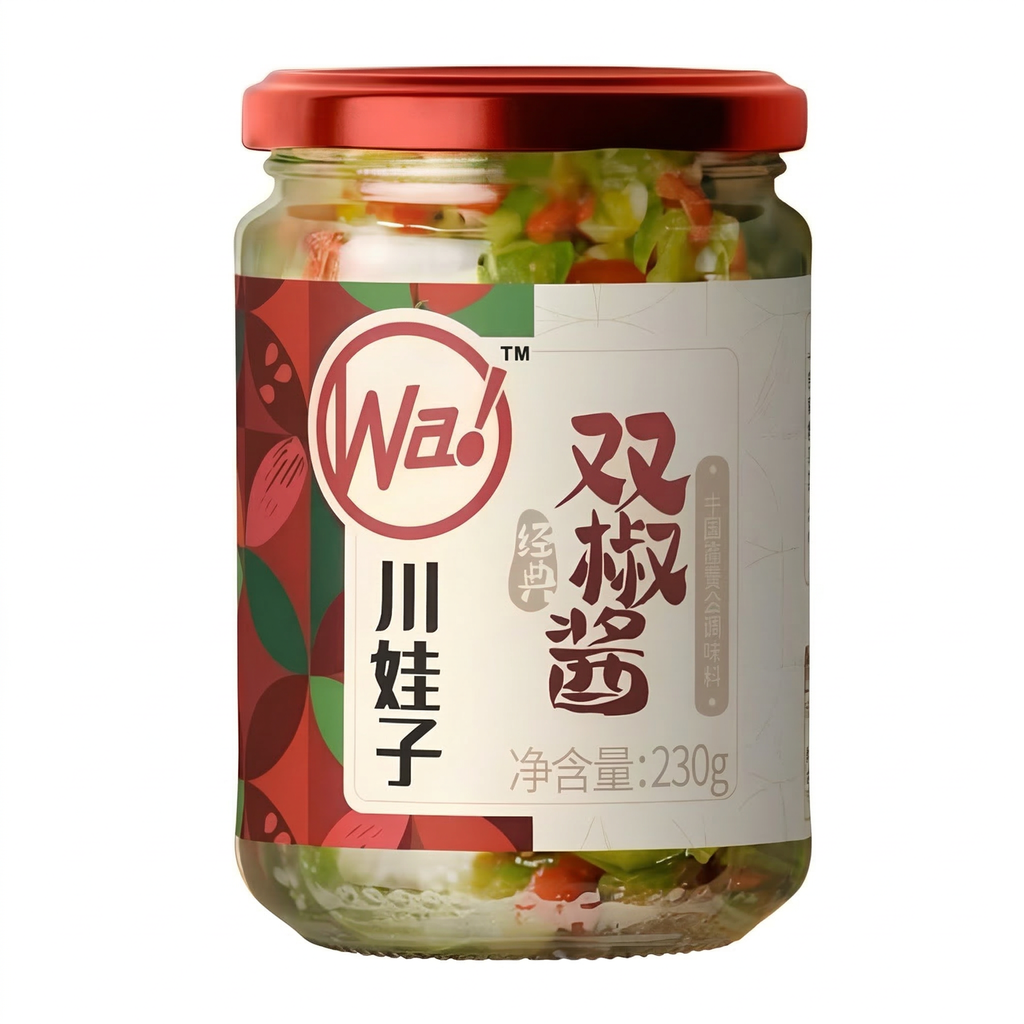 Chuan Wa Zi Sauce aux deux piments - 230 g