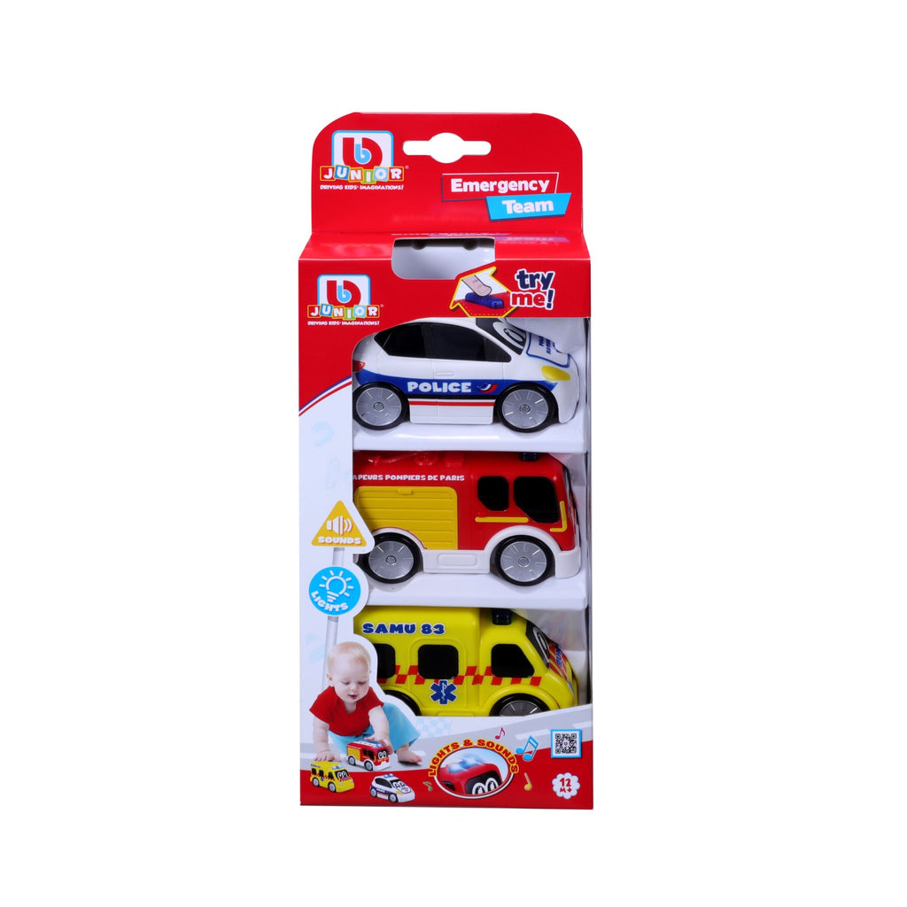 BB JUNIOR Ma Première Collection Pack de 3 Véhicules (Lamborghini / Volkswagen / Jeep)