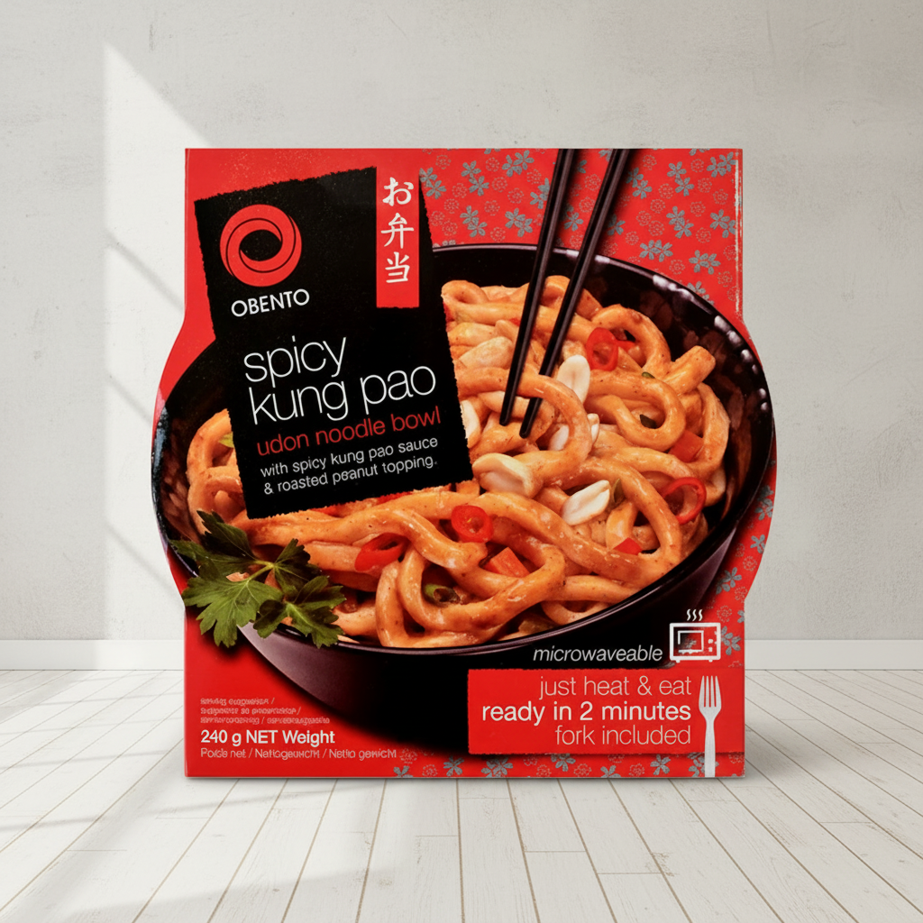 Obento Bol de Nouilles Udon Kung Pao - 240 g