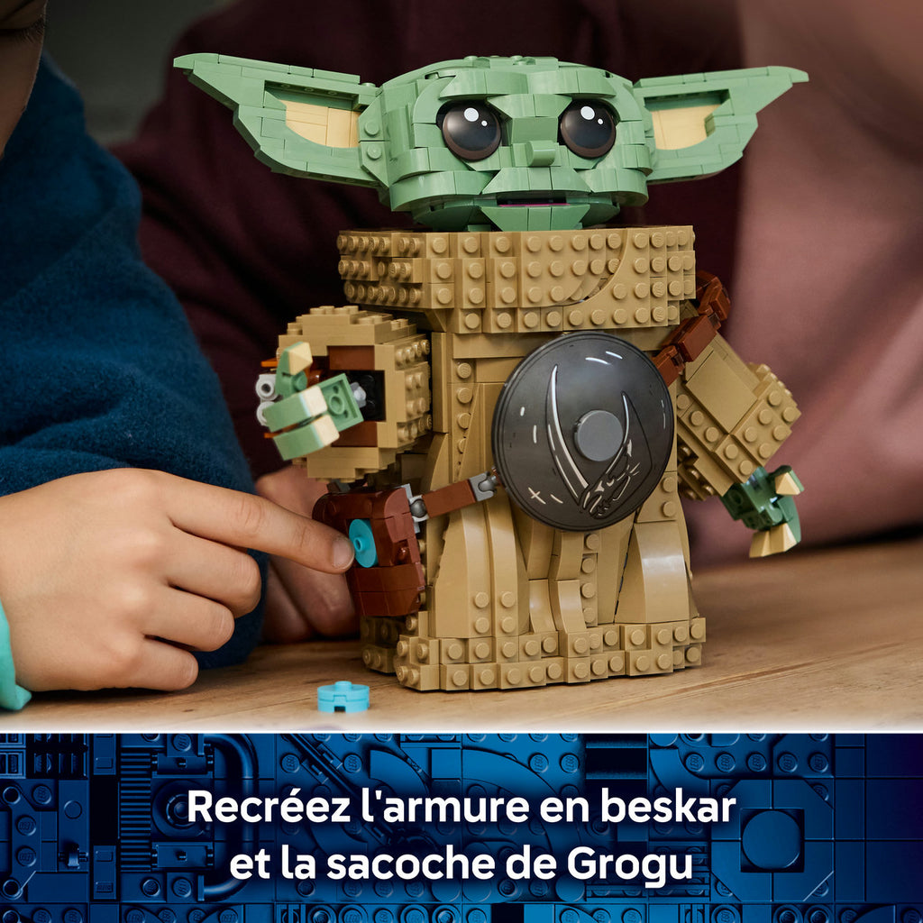 LEGO Star Wars Set de Figurine Grogu avec Sac et Armure Beskar 75446 (1 200 Pièces)