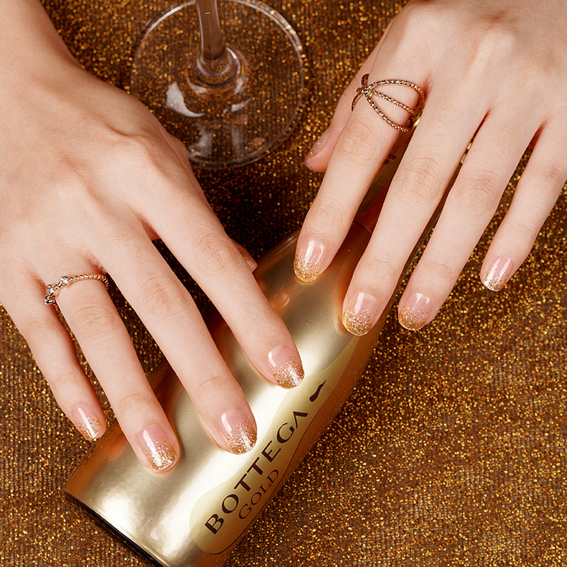 MeoMagic ongles press-on / autocollants pour ongles en gel - 20 patchs (couleur 14-151)