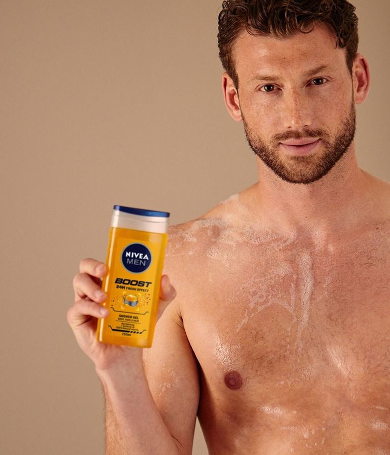 NIVEA Men Gel Douche Boost 3-en-1 - 250ml