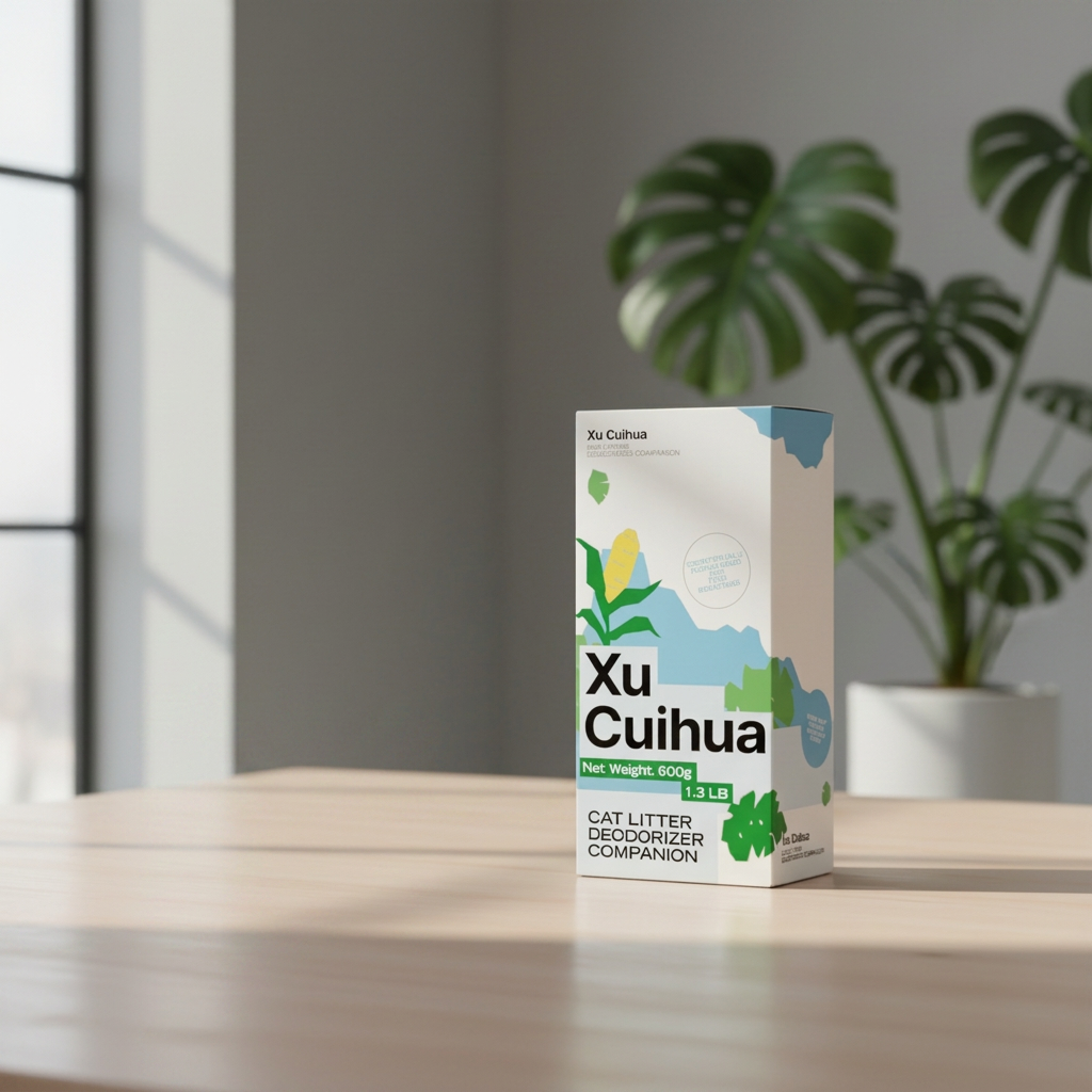 Xu Cuihua Désodorisant pour litière de chat 600 g x 1
