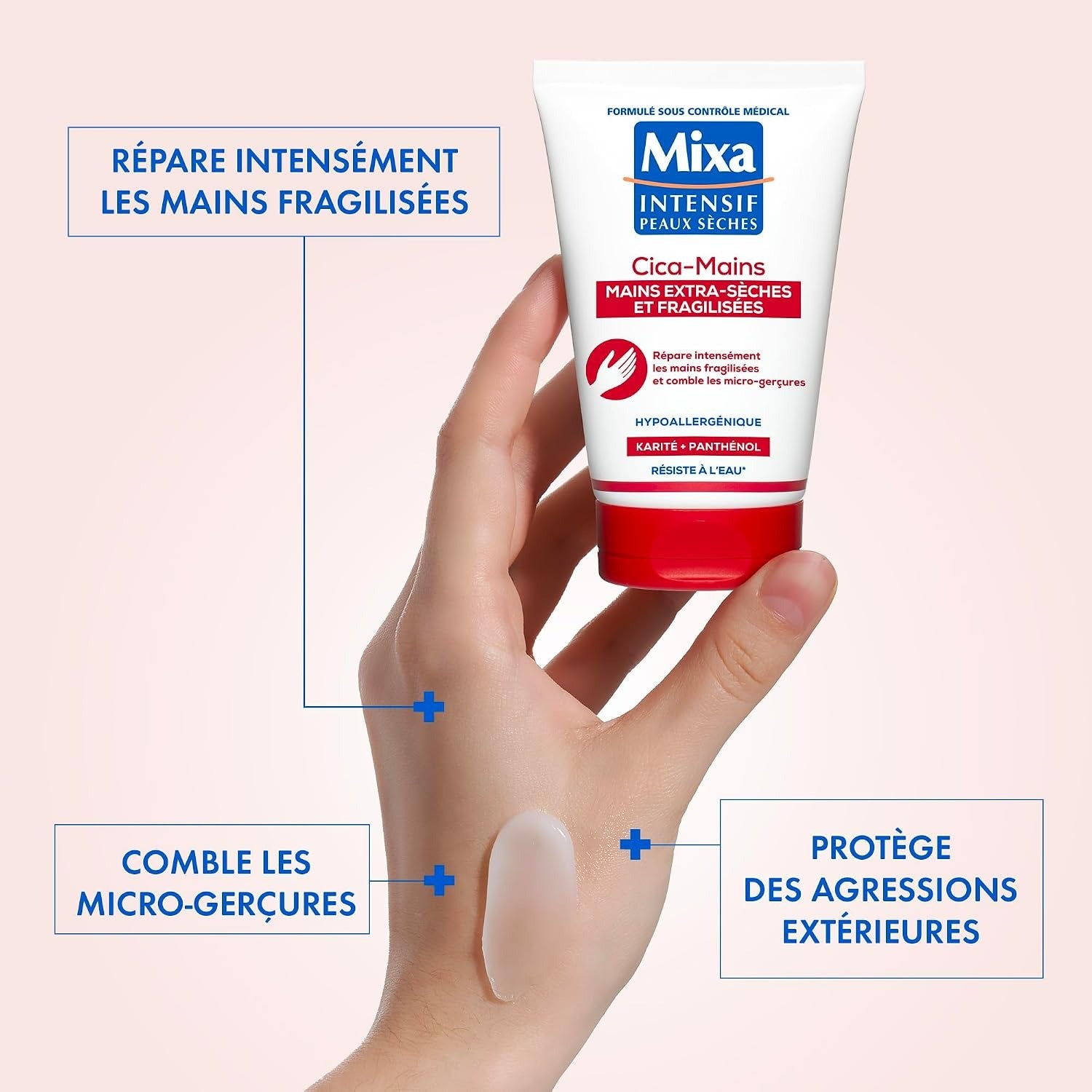 Mixa Cica-Mains Crème Mains Réparation Intense 50 ml