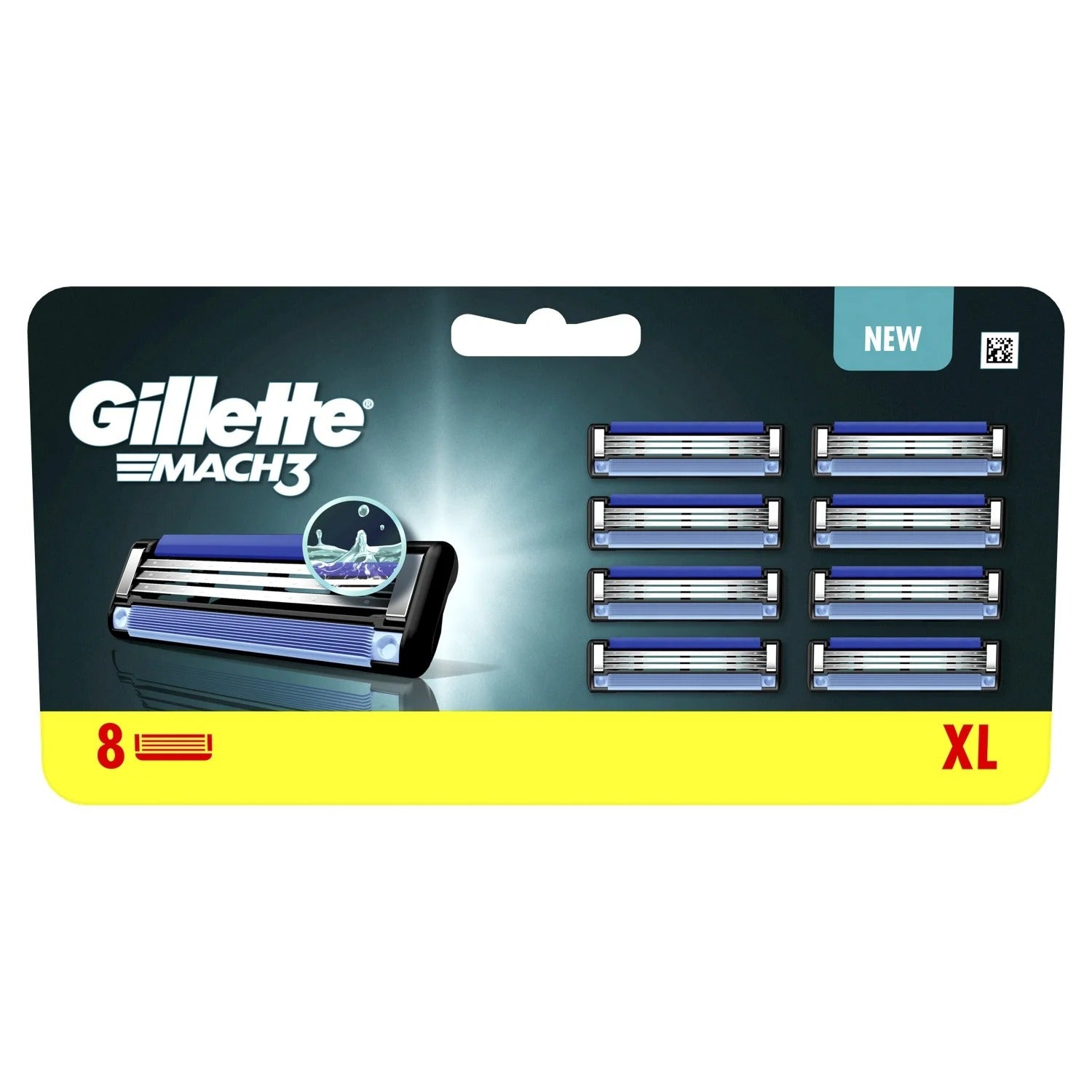 GILLETTE Lames de rasoir Pour Homme Mach 3 - 8 lames
