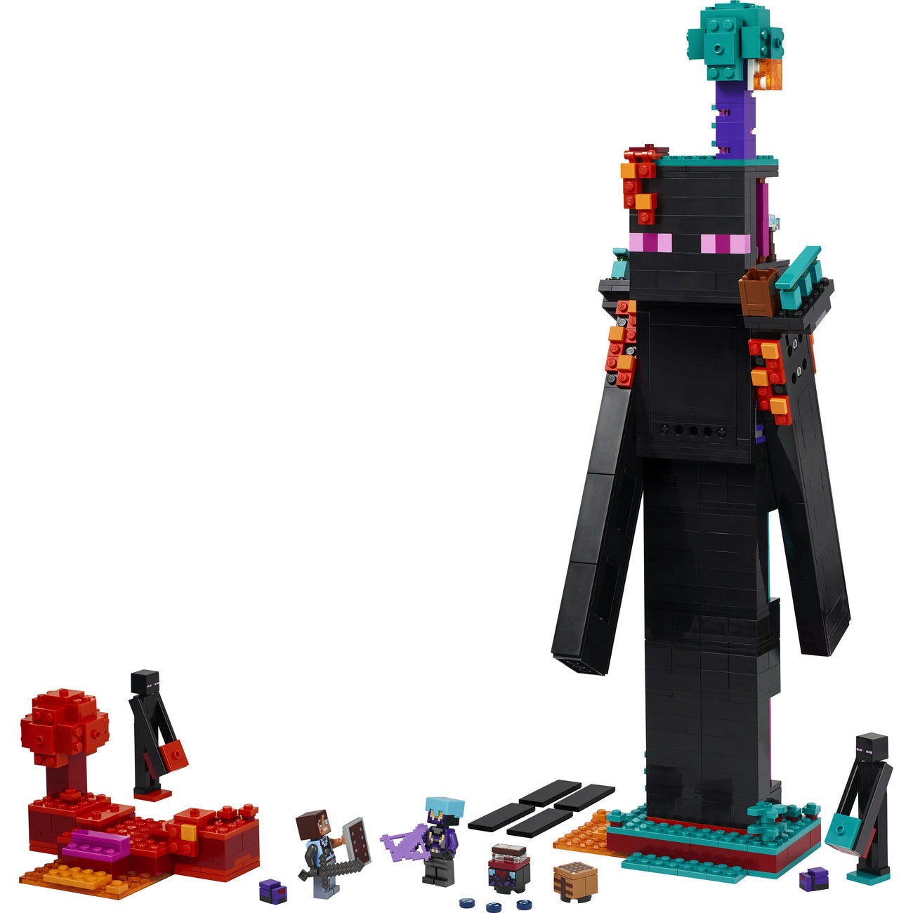 LEGO Minecraft : La Tour et la Forteresse Enderman 21279 (867 Pièces)