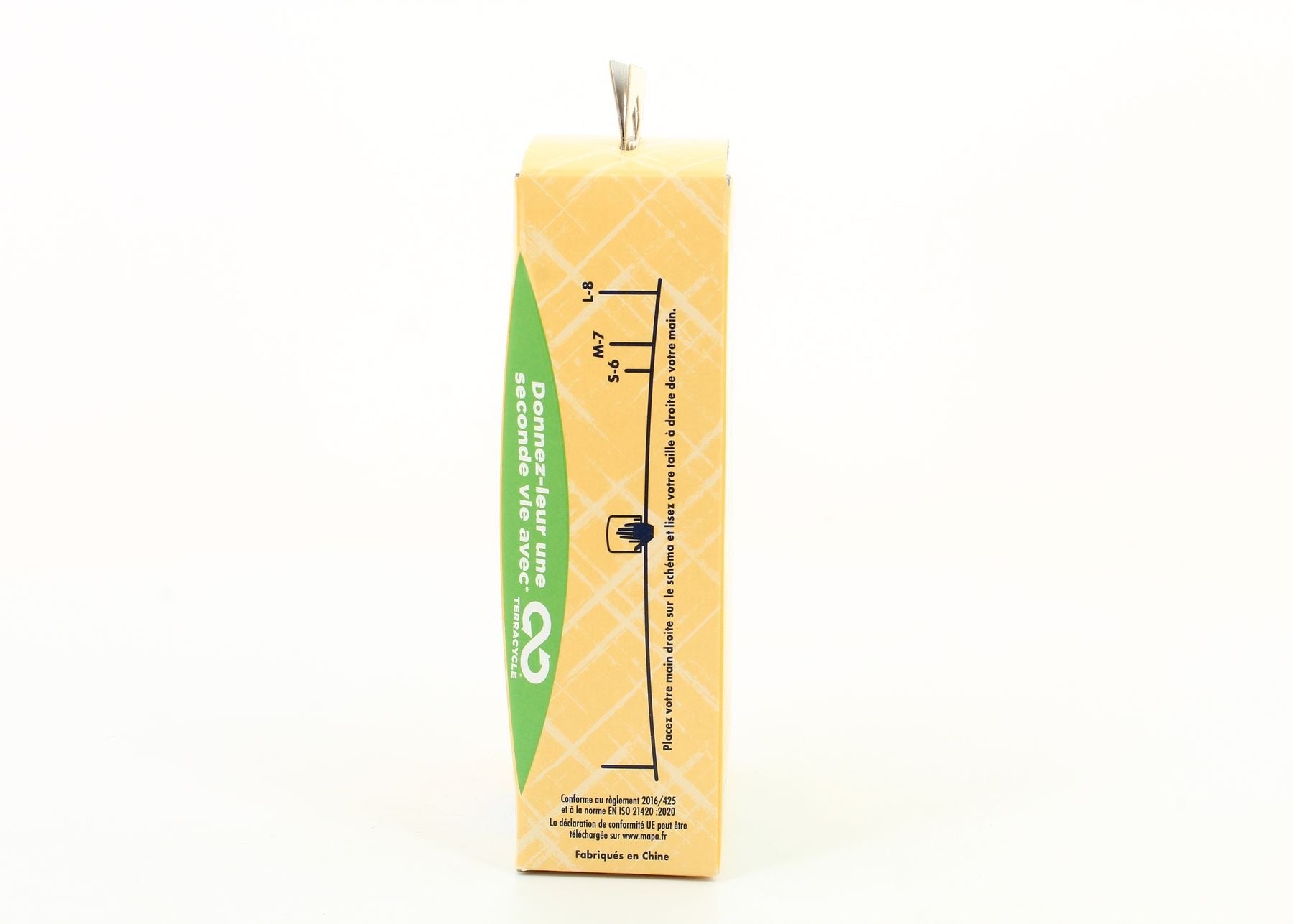 MAPA Gants vinyle fins Sensible hypoallergéniques non poudrés Taille S 20 gants