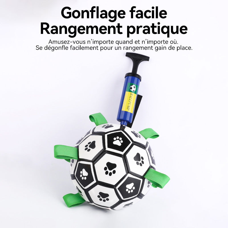 BLINKIT Ballon de Foot Gonflable pour Chien, Jouet Interactif Léger et Élastique, Résistant à l'Usure, Taille 15cm