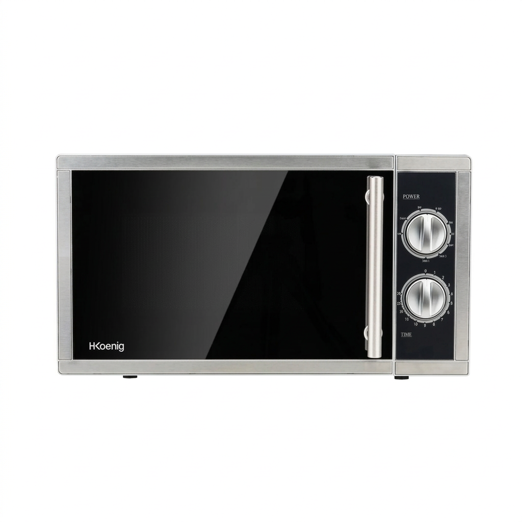 Hkoenig VIO7 Micro-ondes en pose libre - 900 W - Acier inoxydable - 23 L