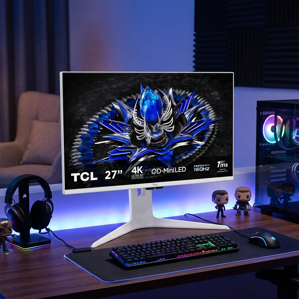 TCL R83 27R83U Moniteur d'Ordinateur 4K Ultra HD QLED Noir 160 Hz