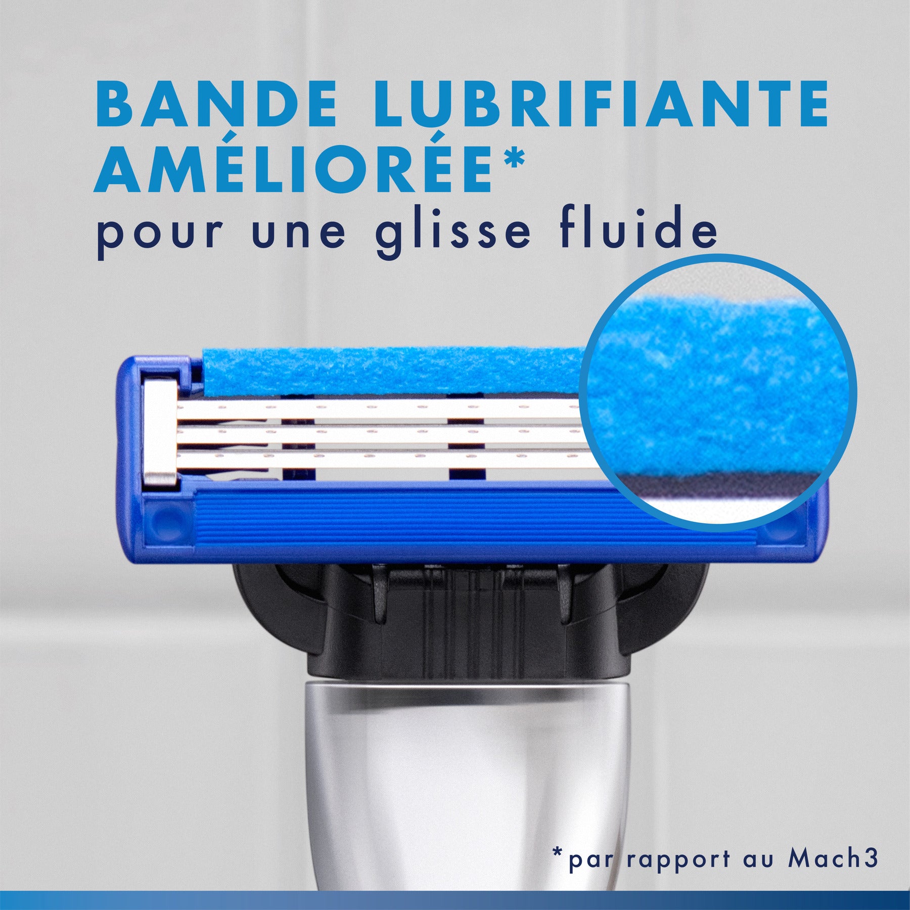 Gillette Lames de Rasoir Homme Mach 3 Turbo, Pack de 6 | Cartouche avec un Revêtement pour Réduire la Pression sur la Peau, en Acier Inoxydable, 1 Recharge Jusqu’à 15 Rasages