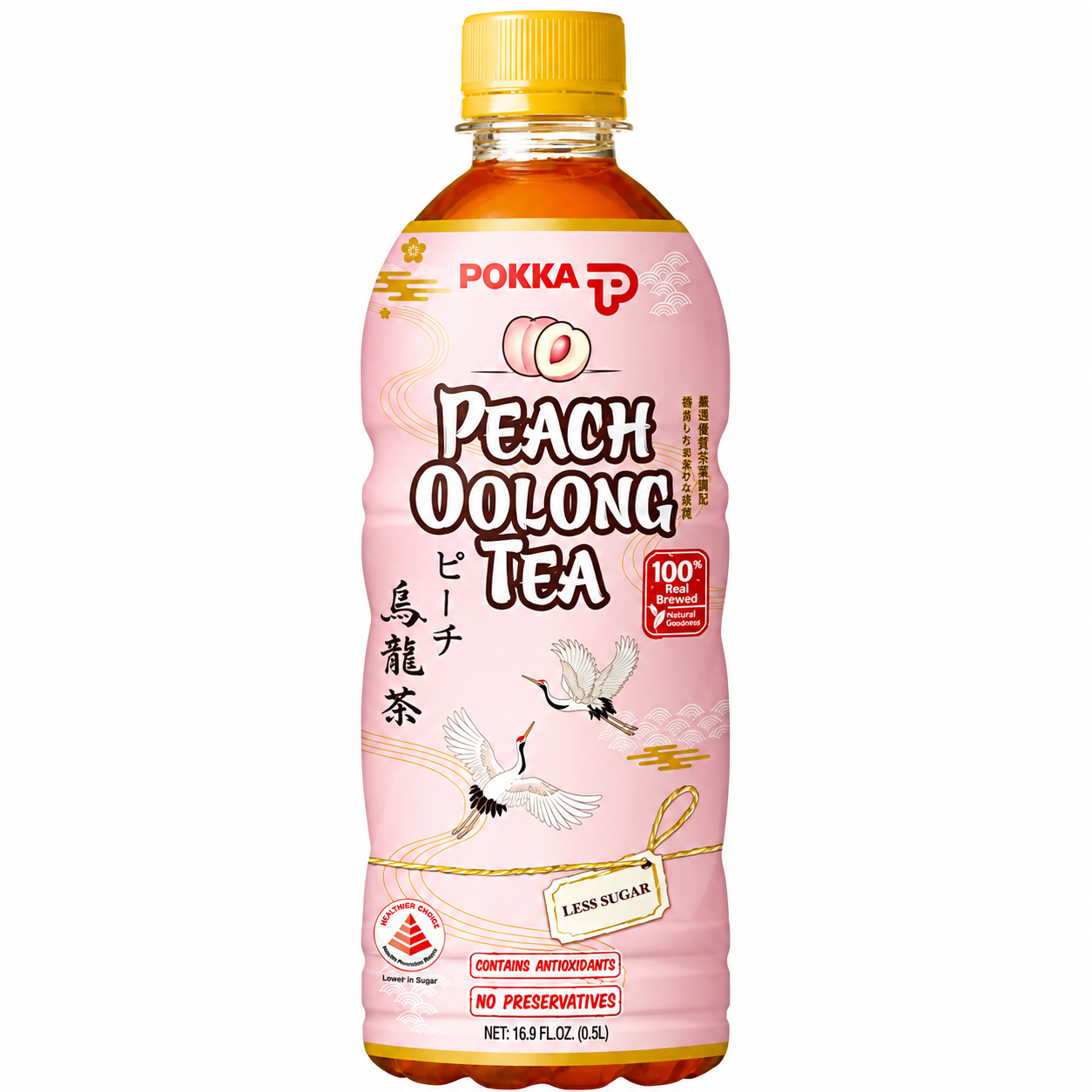 Pokka Boisson au thé oolong à la pêche 500 ml