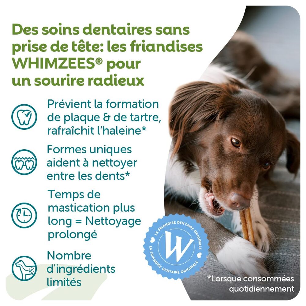 WHIMZEES Bâtonnets grande taille 7 pièces 420 g