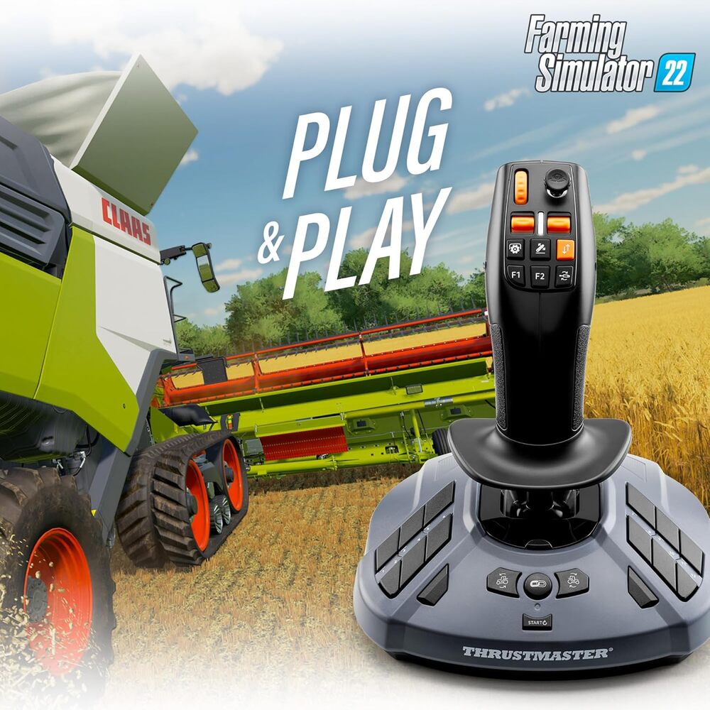 Thrustmaster SimTask FarmStick, joystick ambidextre pour PC de simulation agricole