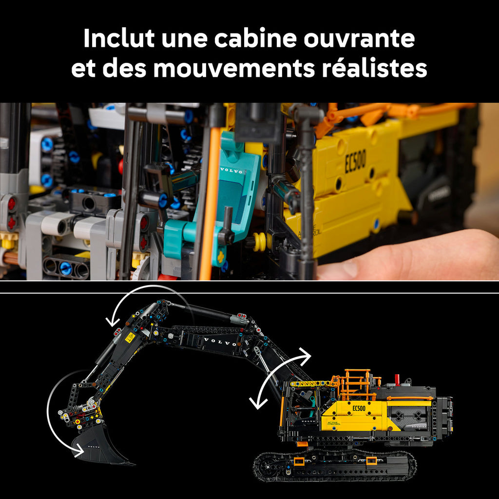 LEGO Technic 42215 Pelleteuse Volvo EC500 hybride