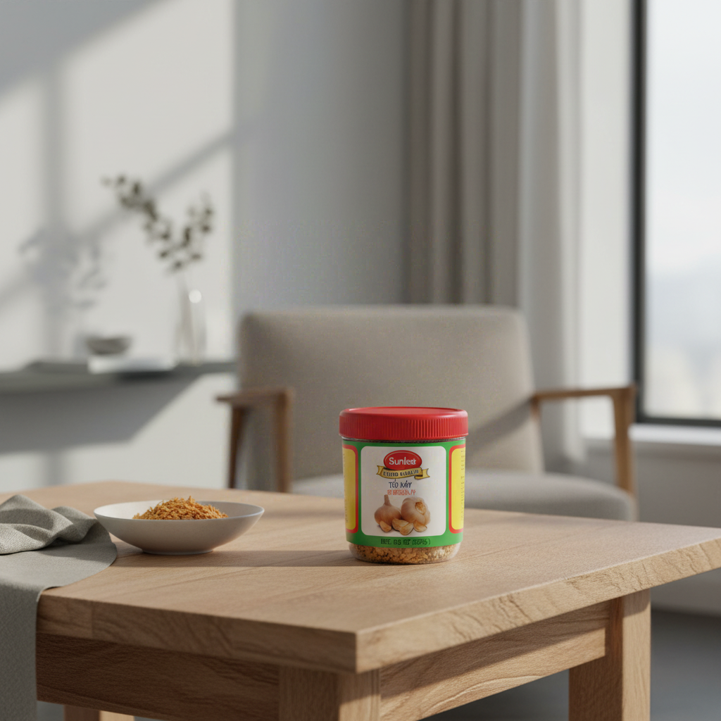 Sunlee Ail frit en pot 100 g
