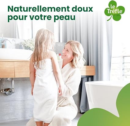 LE TRÈFLE Papier Toilette 4 Épaisseurs Lotion à l'Hamamélis, 6 Rouleaux