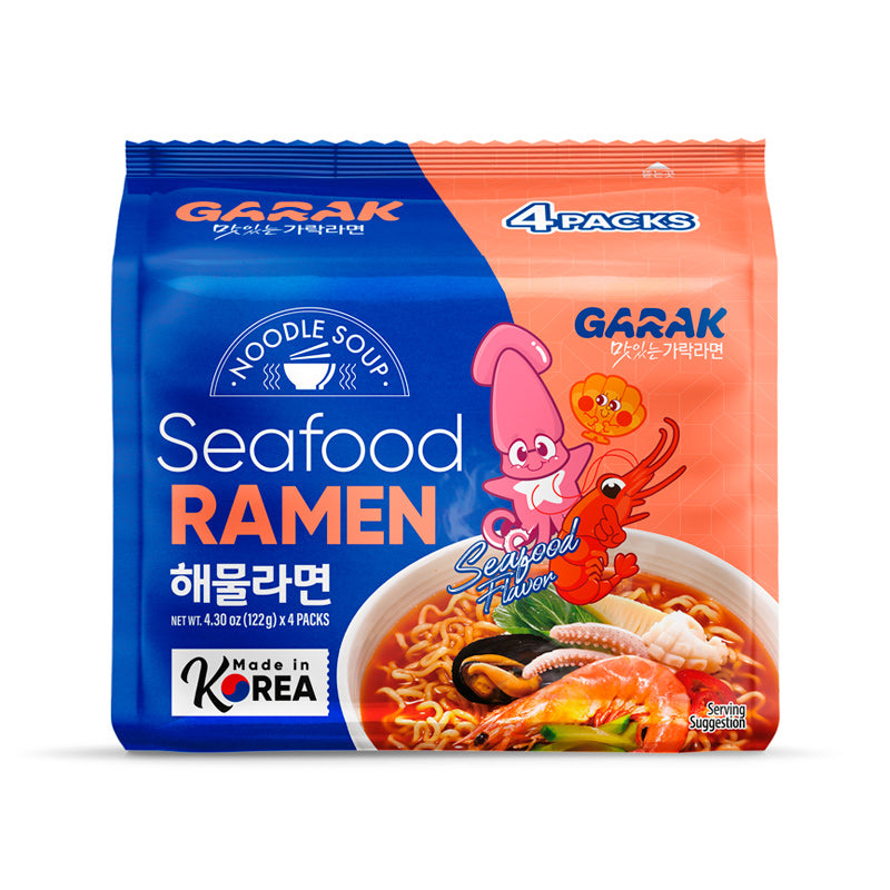 GARAK Ramen aux fruits de mer 122 g x 4