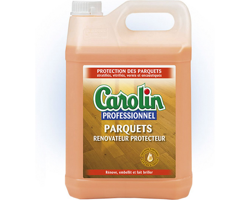 CAROLIN Émulsion parquet cire protectrice comble les rayures parfum cire d'abeille 5 kg