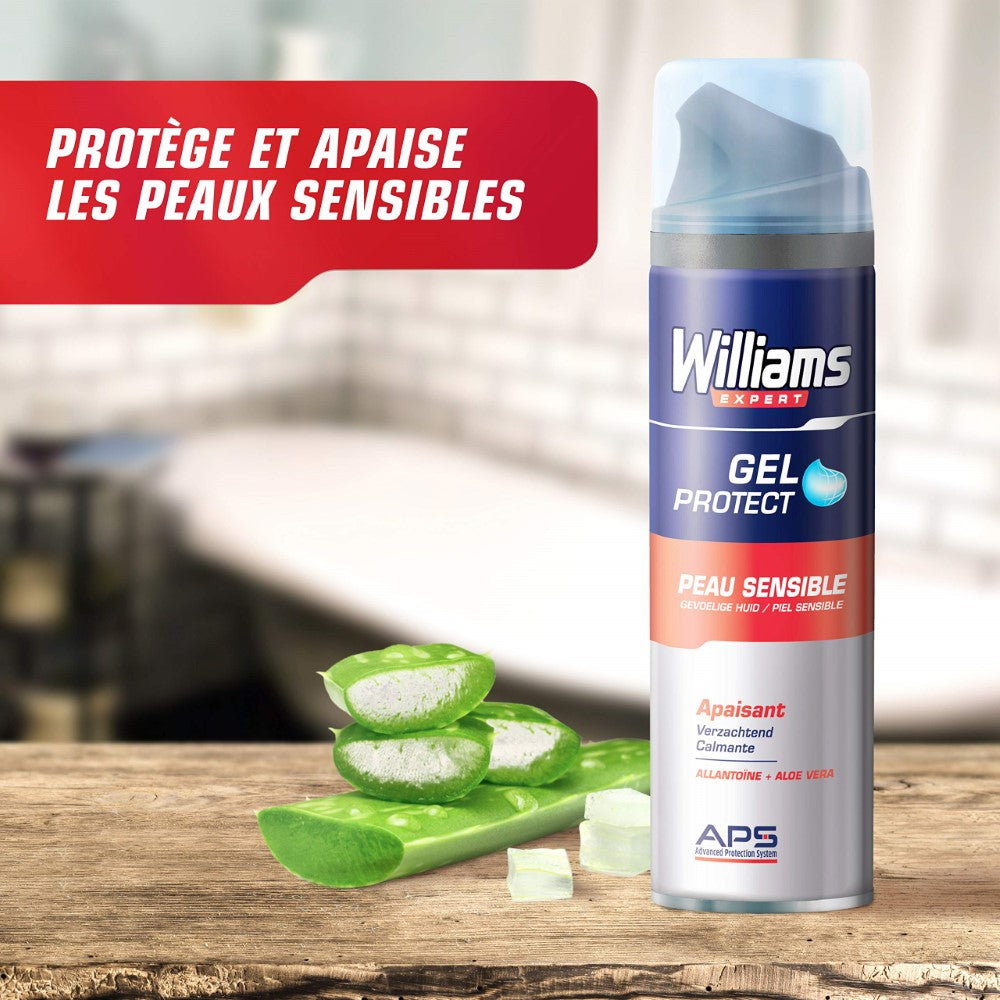 Williams Gel de Rasage Peaux Sensibles 200 ml