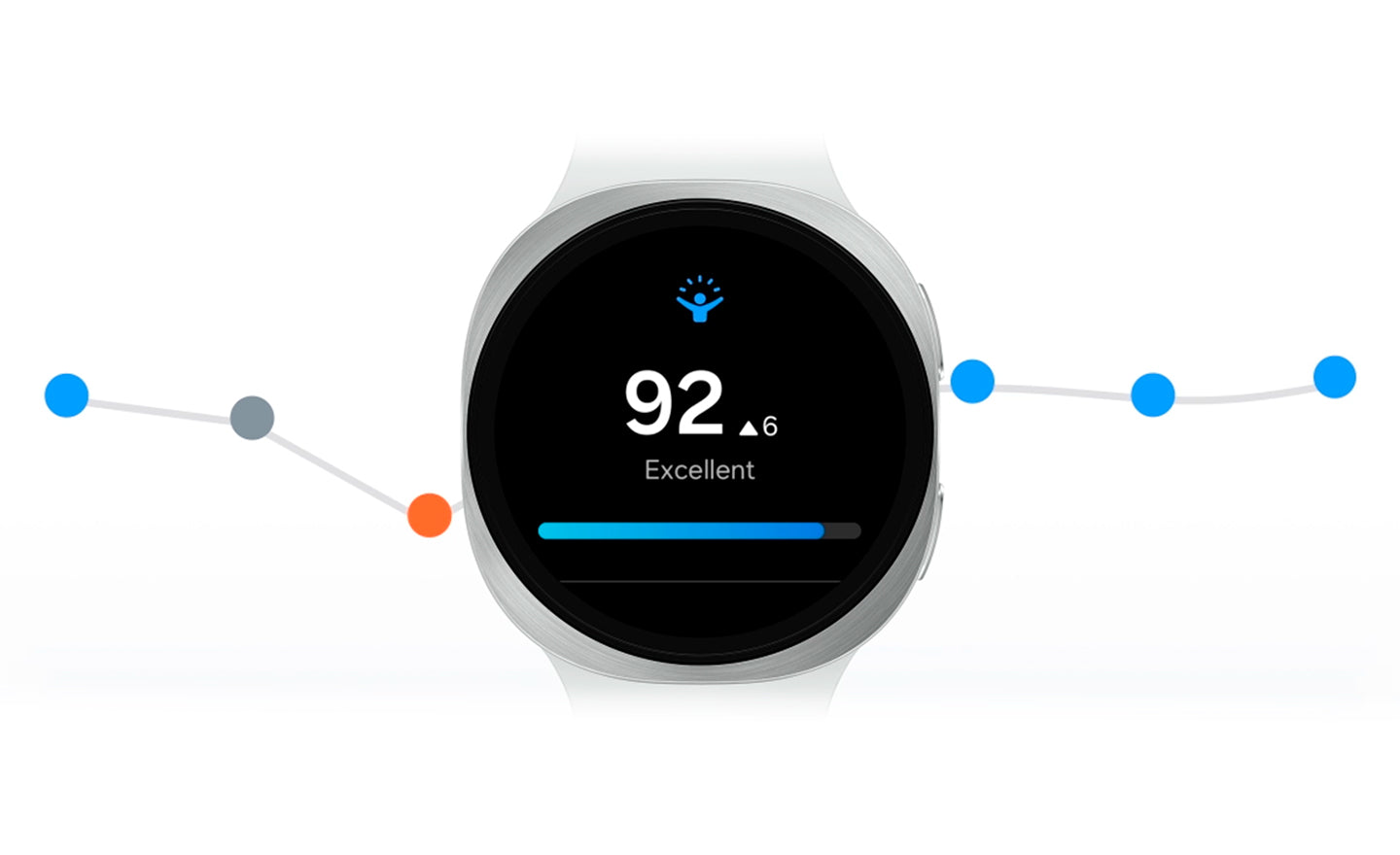 Samsung Galaxy Watch 8 Bluetooth 40 mm - Argent
