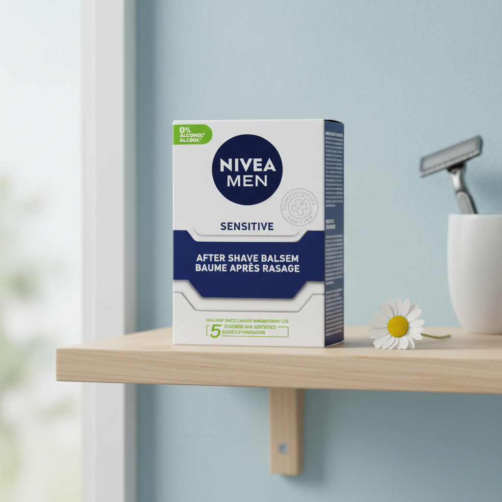 NIVEA Men - Sensitive Baume Après Rasage - Apaisement Immédiat Peau Sensible 100ml