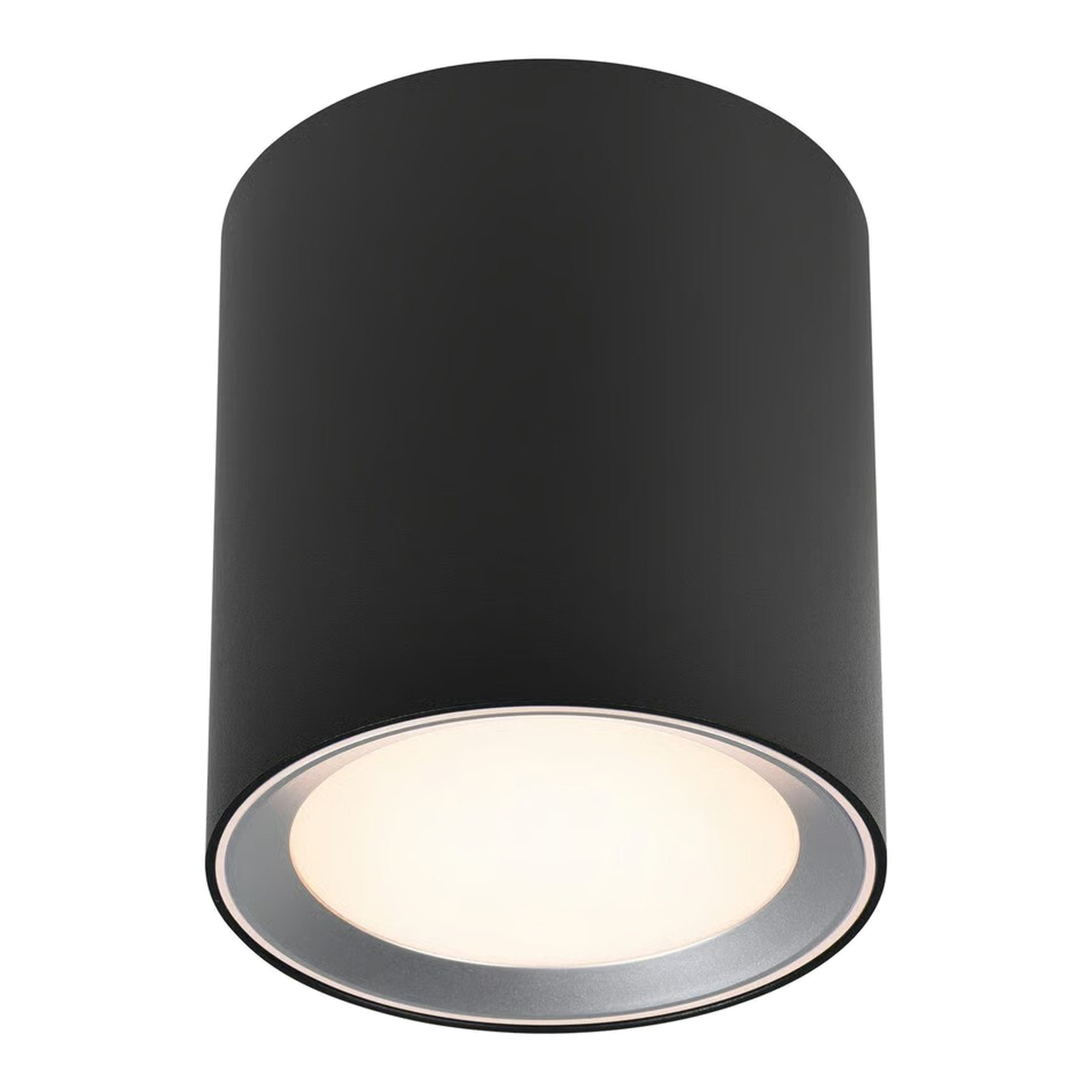 Surface spot LANDON 14 blanc chaud 2700k LED intégrée métal noir IP44 Salle de bain - Nordlux, Intérieur