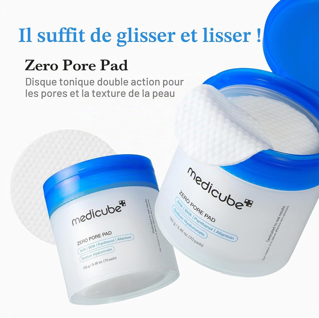 MEDICUBE Zero Pore Pad 2.0 70 pcs Disques Toniques