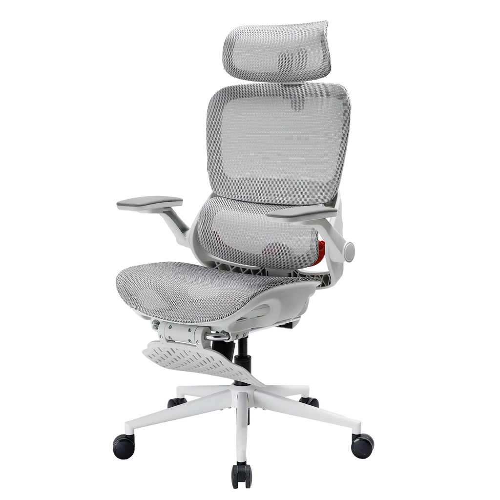 SIHOO B100JT Chaise de Bureau avec Repose-Pieds, Chaise de Bureau Ergonomique Confortable, Chaise Informatique à Dossier Haut avec Soutien Lombaire Adaptatif et Large Appui-Tête
