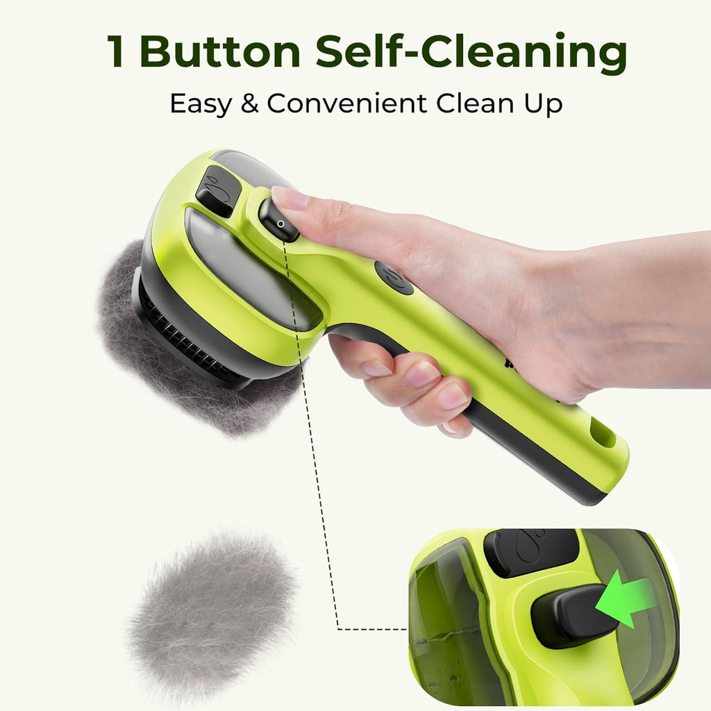 Pecute Peigne pulvérisateur pour animaux avec réservoir d’eau - Vert