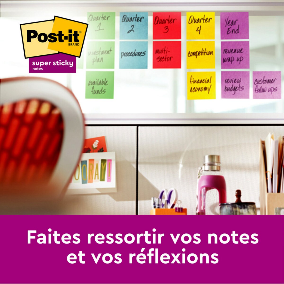 Post-it® Notes adhésives extra-souples, couleurs assorties, 76 mm x 76 mm, pack promotionnel, 90 feuilles/planche, 21 + 3 planches gratuites/pack, 100 % PEFC, SGSCH-PEFC-COC-110078