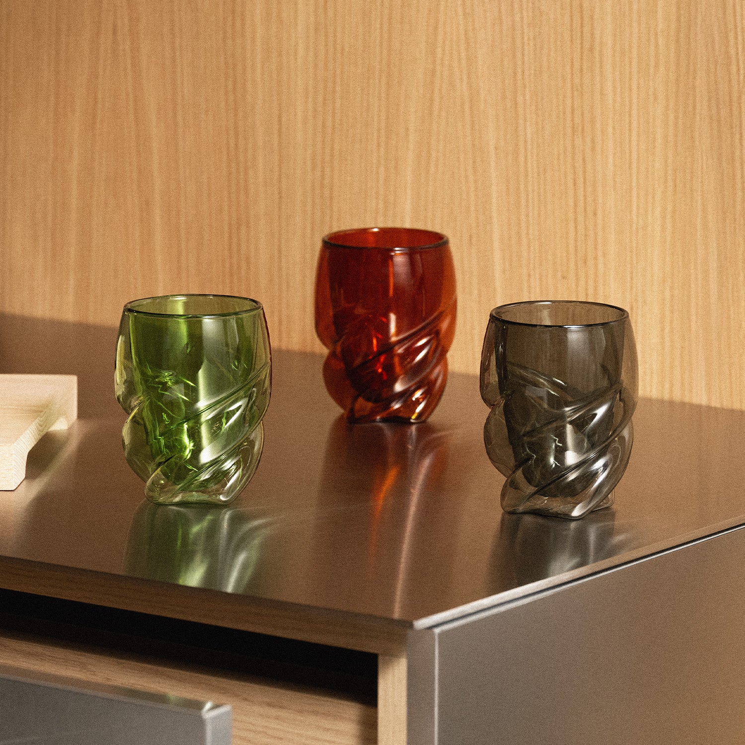 BODUM PAVINA PARIS Set de 6 verres à double paroi 270 ml - Gris transparent