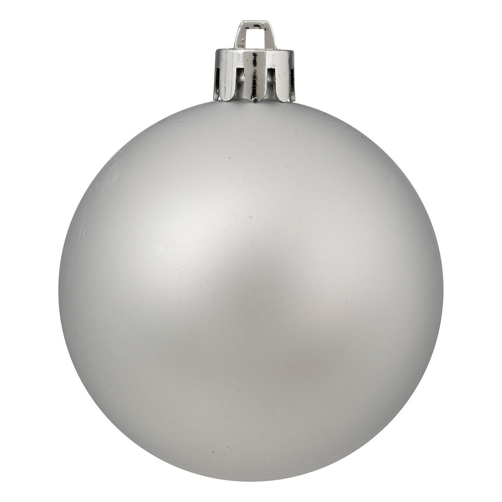 Atmosphera Lot de 18 boules de Noël argent
