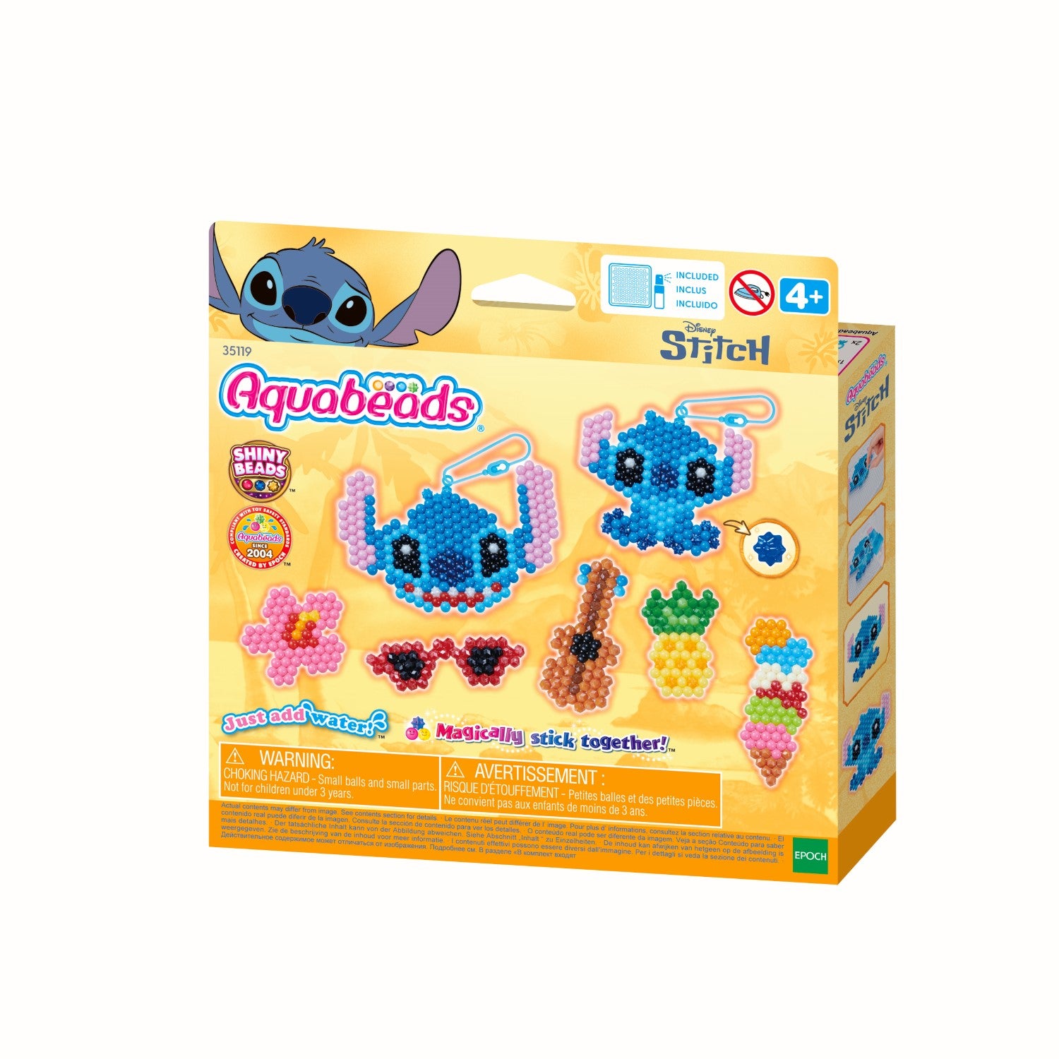 Aquabeads Le kit porte-clés Stitch