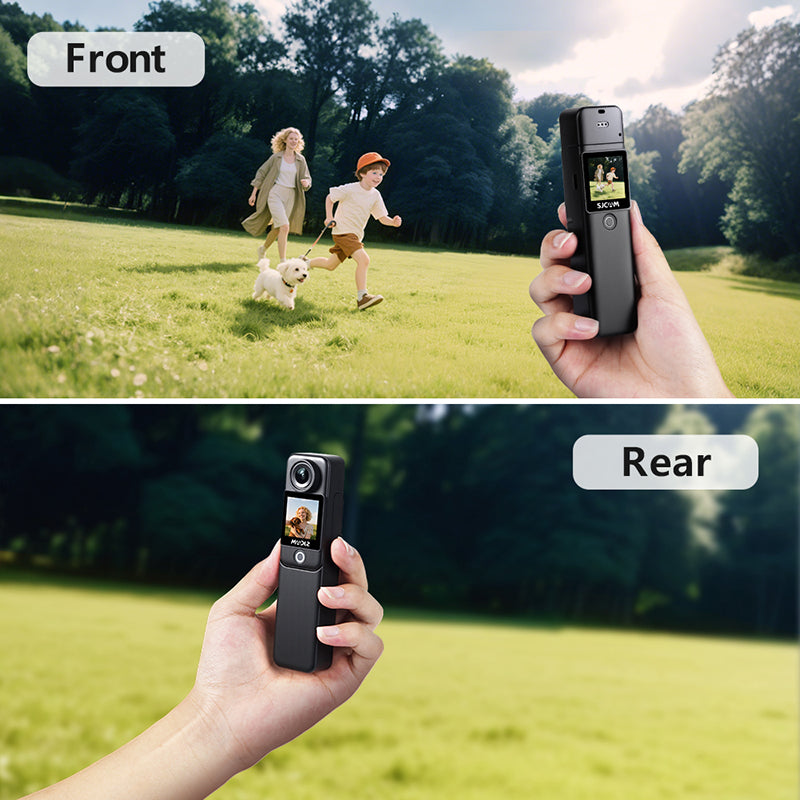 SJCAM C300 Caméra d'action 4K étanche 30 m à autonomie ultra longue 460 min avec stabilisation EIS, 6 axes, écran tactile 1,3 pouce avec boîtier photo 20MP WiFi 5GHz