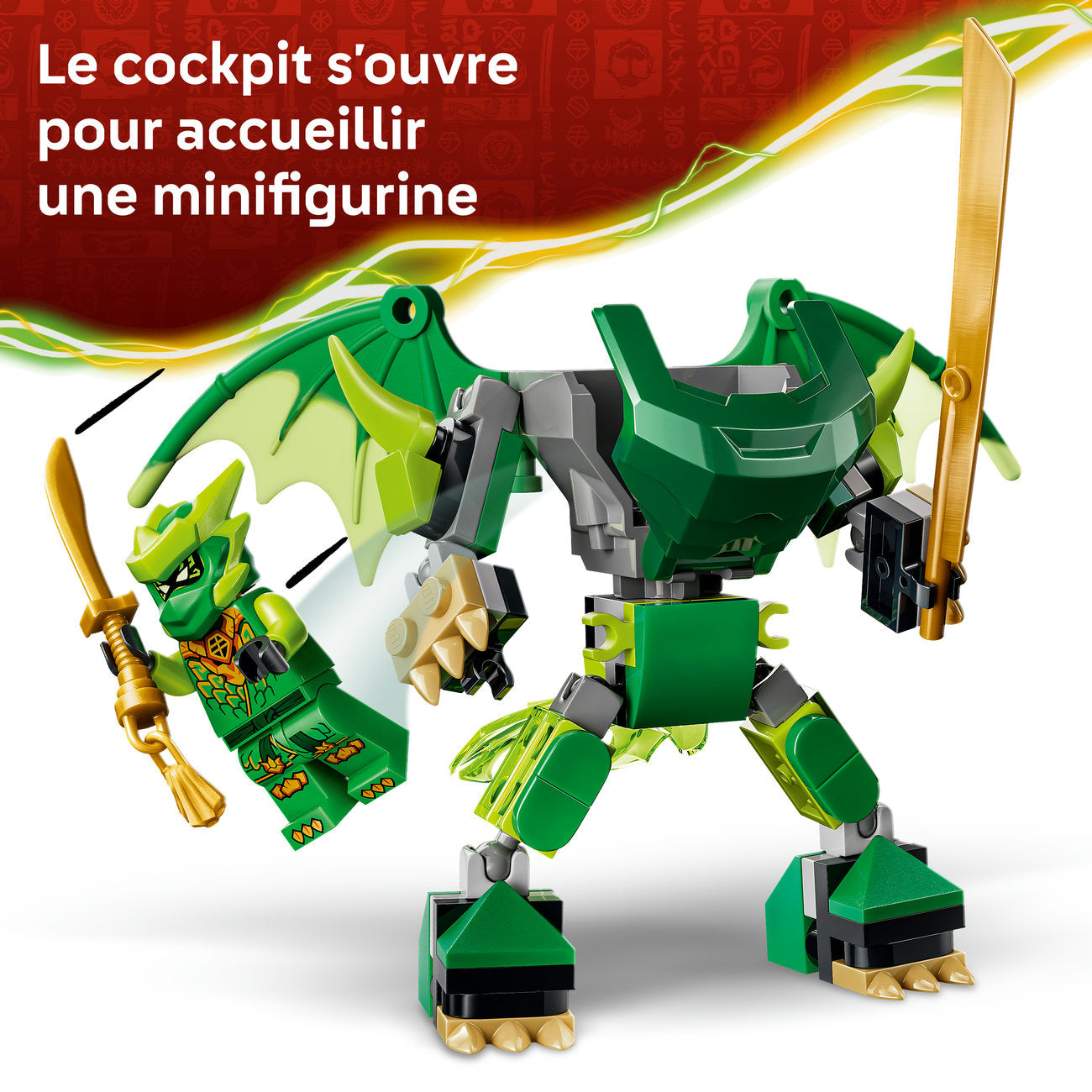 LEGO Ninjago Battle Pack Set de Construction Robot Dragon de Lloyd 71862