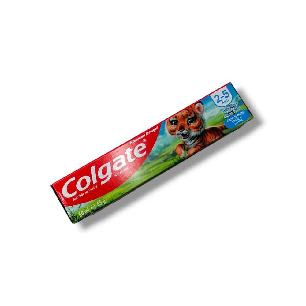 COLGATE Kids Toothpaste Bubble Fruit Flavour - 50ml - Pack of 4 (4 x 50ml = 4 tubes)