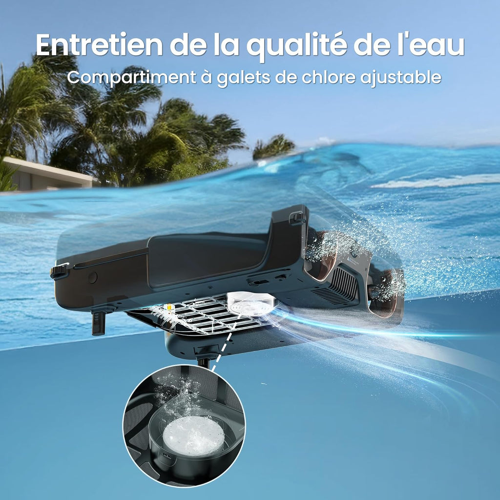 Aiper (Nouveau 2026) Experts Duo : Robot Piscine Scuba V3 & EcoSurfer S2, Nettoyage 360° du haut en bas, Entretien automatique 7 jours, Nettoyage 10x plus rapide avec AI Patrol, Entretien de l’eau